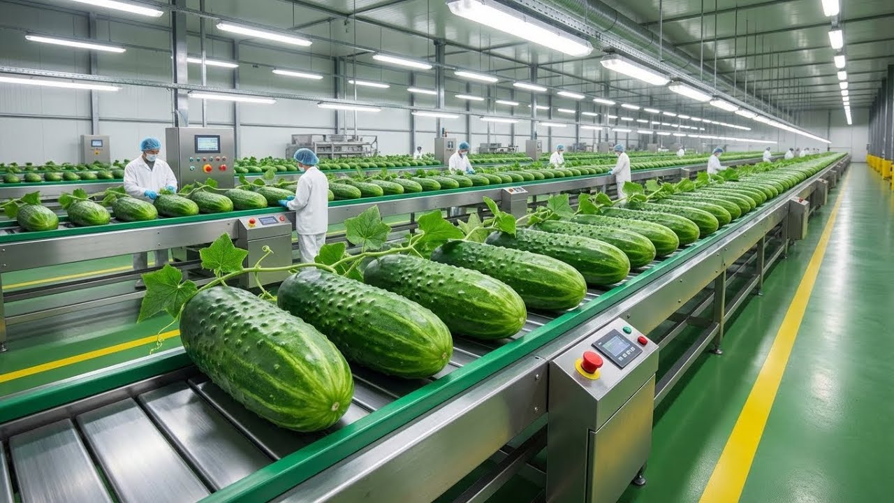 Inside a Factory: From Vine to Crunchy Jar — Crafting Artisan Garlic Dill Pickles (Full Process)