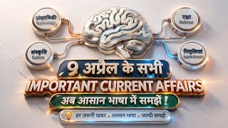 9 April Daily Current Affairs | Top MCQs + Detailed Explanation #gk padhle