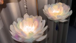 [Tutorial] Beautiful feather lanterns suitable for Mid-Autumn Festival