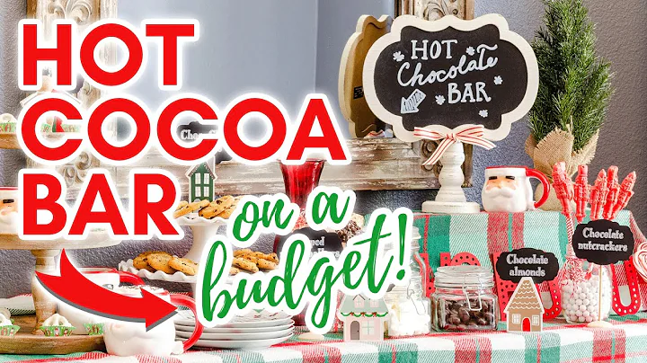 Christmas Hot Cocoa Bar Ideas | Decorate with Me!
