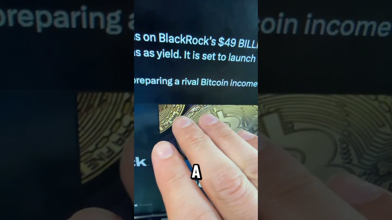 Blackrock Launching Bitcoin Income ETF!