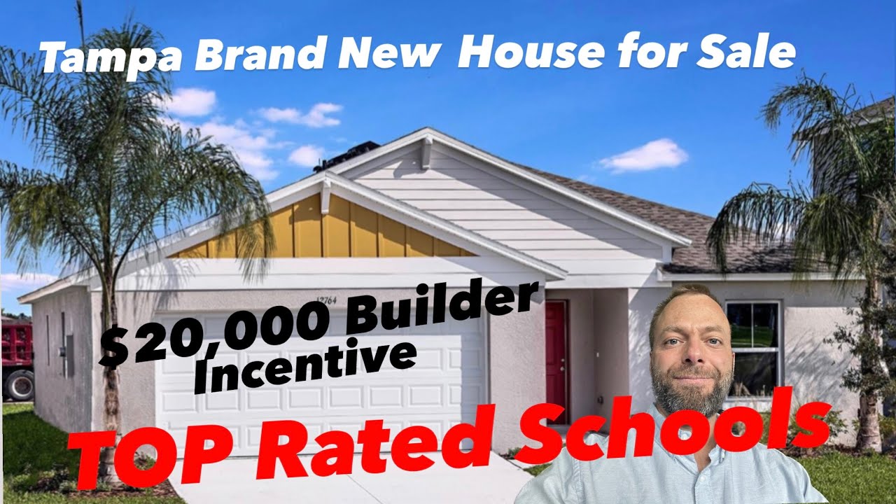 Lithia, Florida New House for Sale. Tampa New Construction. Lithia