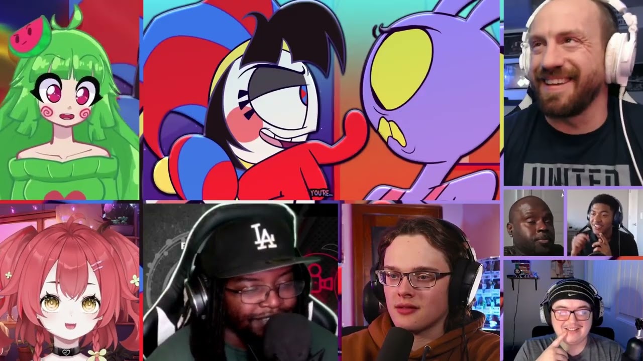 LOSER, BABY | JAX & POMNI VER. ft. ‪@tunnelberg‬ (TADC x HAZBIN HOTEL COVER) [REACTION MASH-UP]