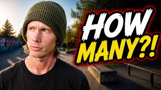 How Many Tries Does it Take Jeff Dechesare to Land His Hardest Tricks?
