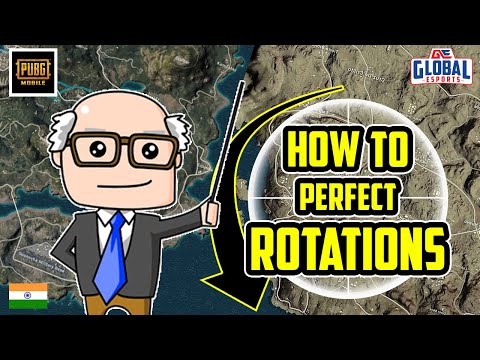 PUBG Mobile Rotations Tutorial ( Hindi ) Golden Rules #RankToPro