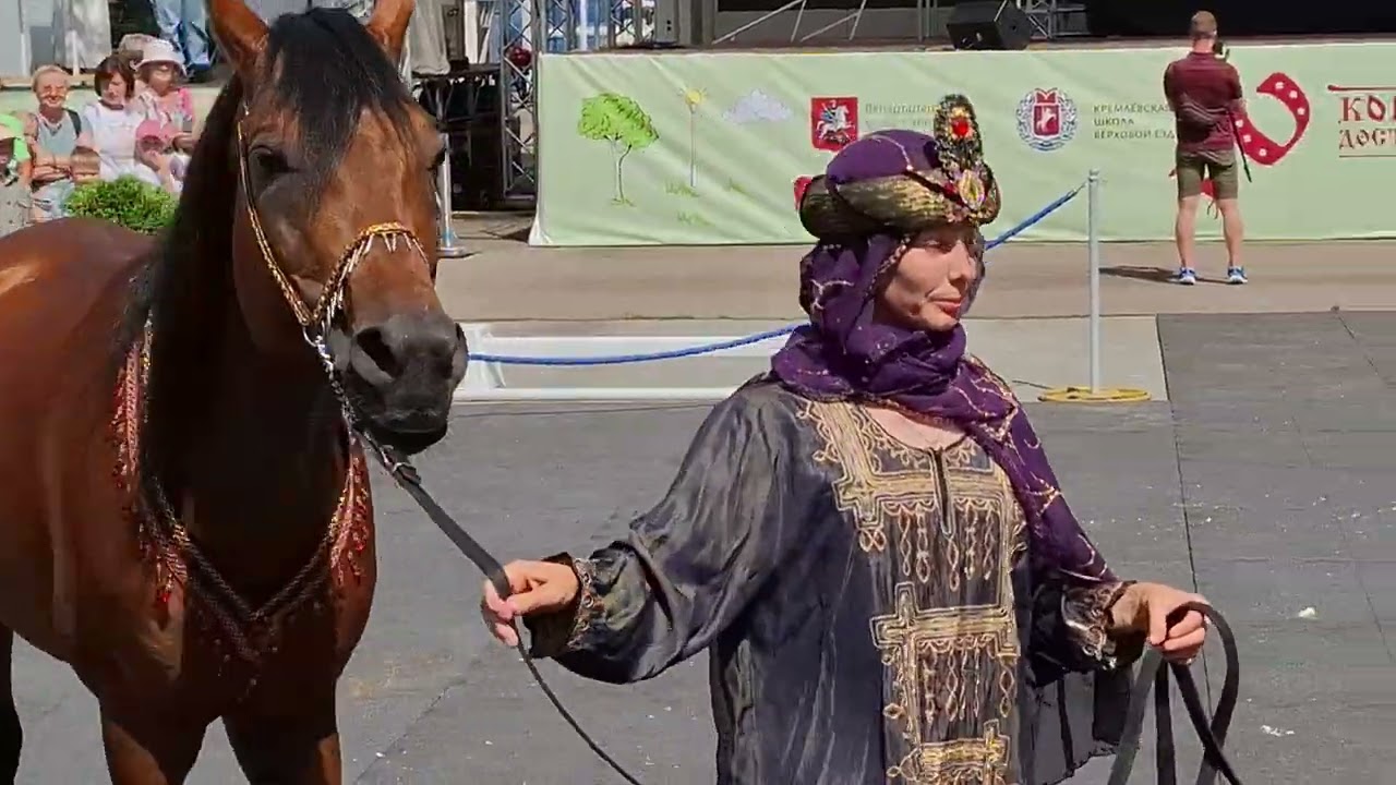 Открытие ll Фестиваля национальных пород лошадей. Конное достояние.Сокольники. 26.07.24 г.