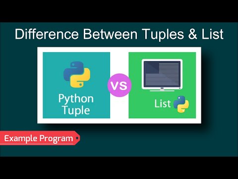 Difference Between Tuples and List In Python Example Program [Hindi]