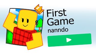 This is the First Game Ever MADE in Roblox