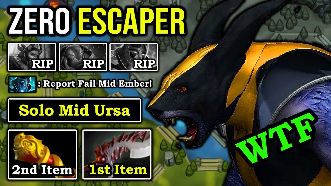 CRAZY STRAT MID 9K URSA Burst Down Enemy in 2s with First Item Abyssal 100% No Escape Allowed DotA 2