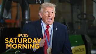 Trump touts U.S. economy to Wisconsin farmers