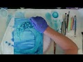 #173 Alcohol Ink Ocean Wave Series 4 of 5 | Alcohol Ink Tutorial | Alcohol Ink Ocean Wave