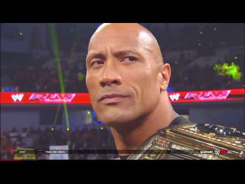 John Cena vs. CM Punk - Winner faces The Rock for the WWE Title at WrestleMania: Raw, Feb. 25, 2013