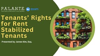 Tenants’ Rights for Rent Stabilized Tenants - WEBINAR