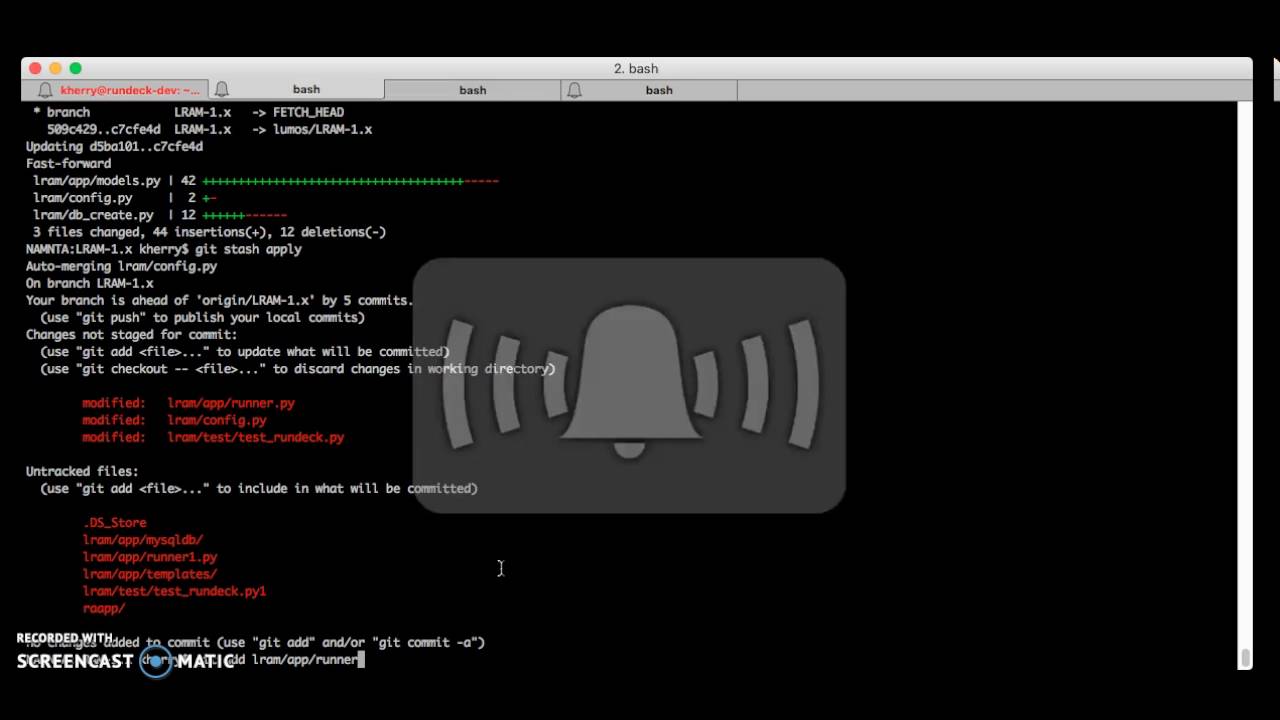 Using Git To Stash And Apply Changes