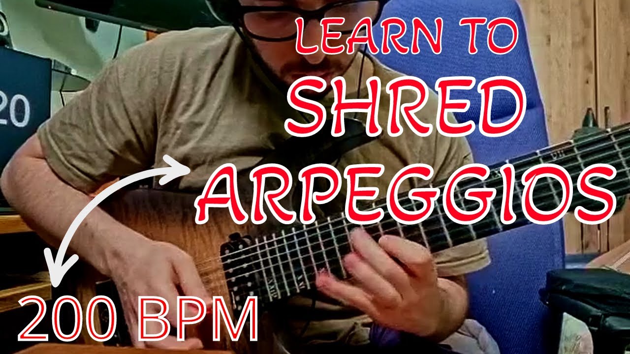 Arpeggio Shredding With Alternate Picking Lick YouTube