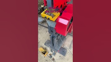 Multi-station channel and angle punching and cutting machine, made in China.