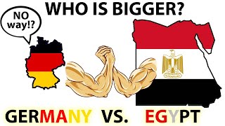 Who is bigger, GERMANY vs. EGYPT! True Size of GERMANY vs. EGYPT comparison!