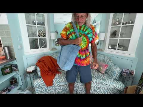 ★ raju★ Corduroy Reversible Shopper Bag with Pouch _ Blue Product Review of Blue Tote Bag - YouTube
