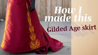 Making a Gilded Age Gown Part 1: Intro and Skirt