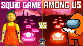 Squid Game Theme Song VS Among US Theme Song | Tiles Hop EDM Rush screenshot 3