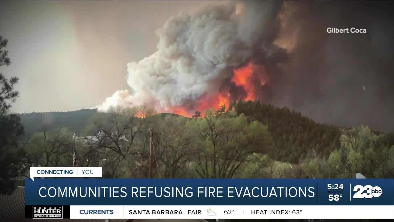 Some communities in New Mexico refusing to evacuate after wildfires