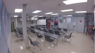 Alternative Fire Suppression Lab 180 view pre-renovation