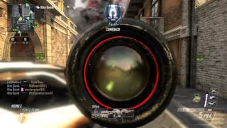 BO2: First 5 Man Feed ( 5 Man Feed on Black Ops 2 DSR50 Slums )