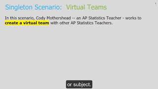 Singleton Solution - Creating Virtual Teams