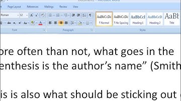 Parenthetical Documentation