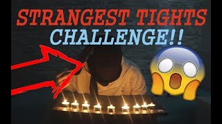 Strangest Tights On Face Challenge? Eating With Tights On My Face Part 2