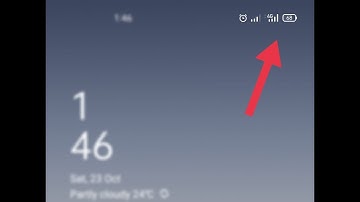 oppo F17 Pro show battery percentage on status bar