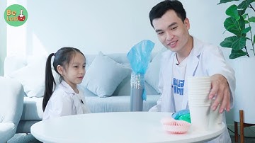 Đại bác cốc giấy - Thí nghiệm cùng Bé - Be Lab