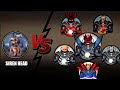 SIREN HEAD Vs All Legendary Titans Most Epic Video