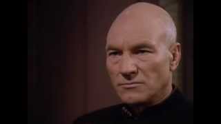 Captain Picard's tacit reaction to treachery.