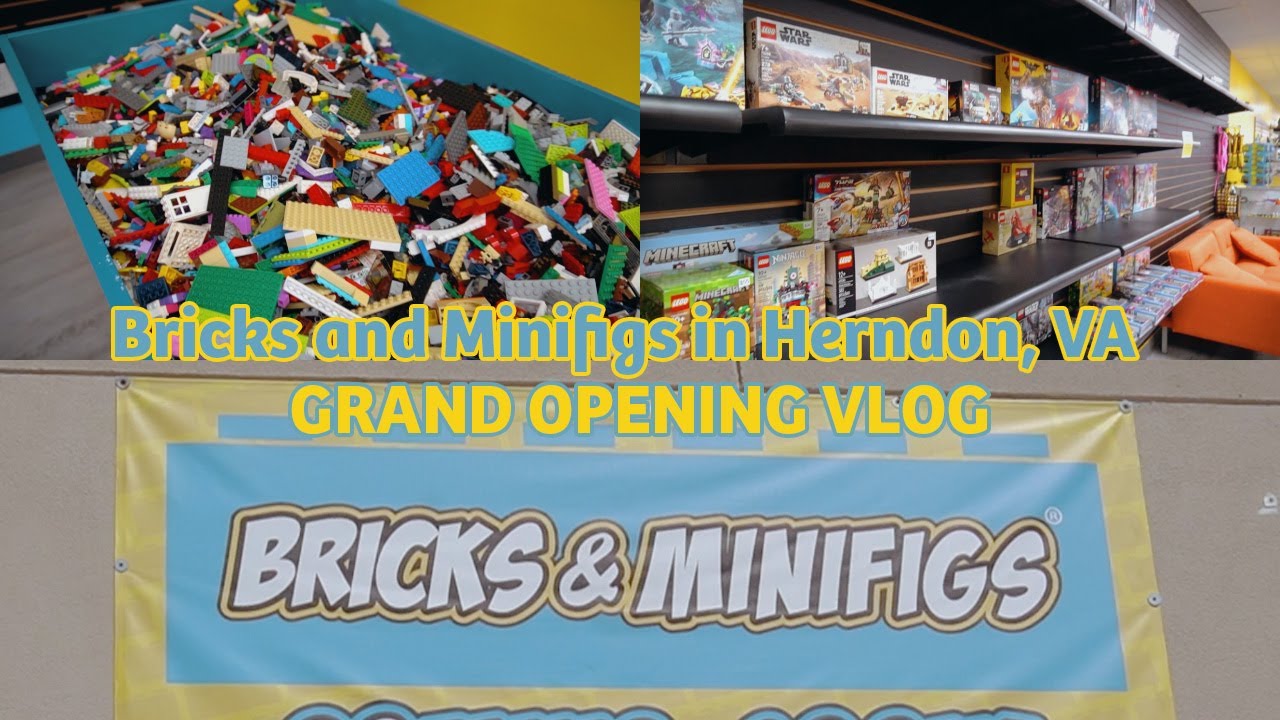 Bricks and Minifigs Herndon VA Grand Opening Vlog! (Haul + Review