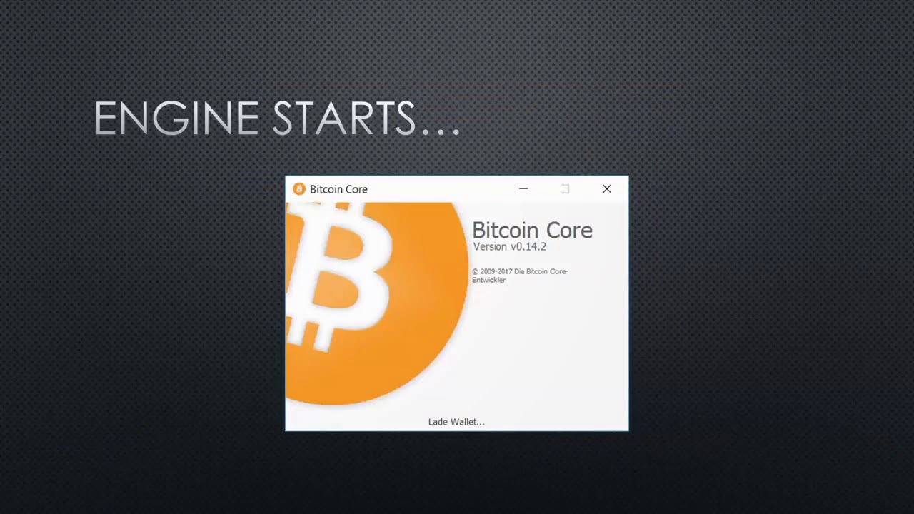 bitcoin core cum se utilizează