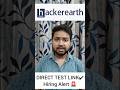 HackerEarth direct test link | Apply Link in Description and Comment
