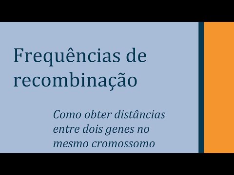 Vídeo: Qual é a maior frequência de recombinação?