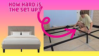 Watch Me Build and Answer Your Questions | Novilla King Size Bed Frame with Adjustable Headboard