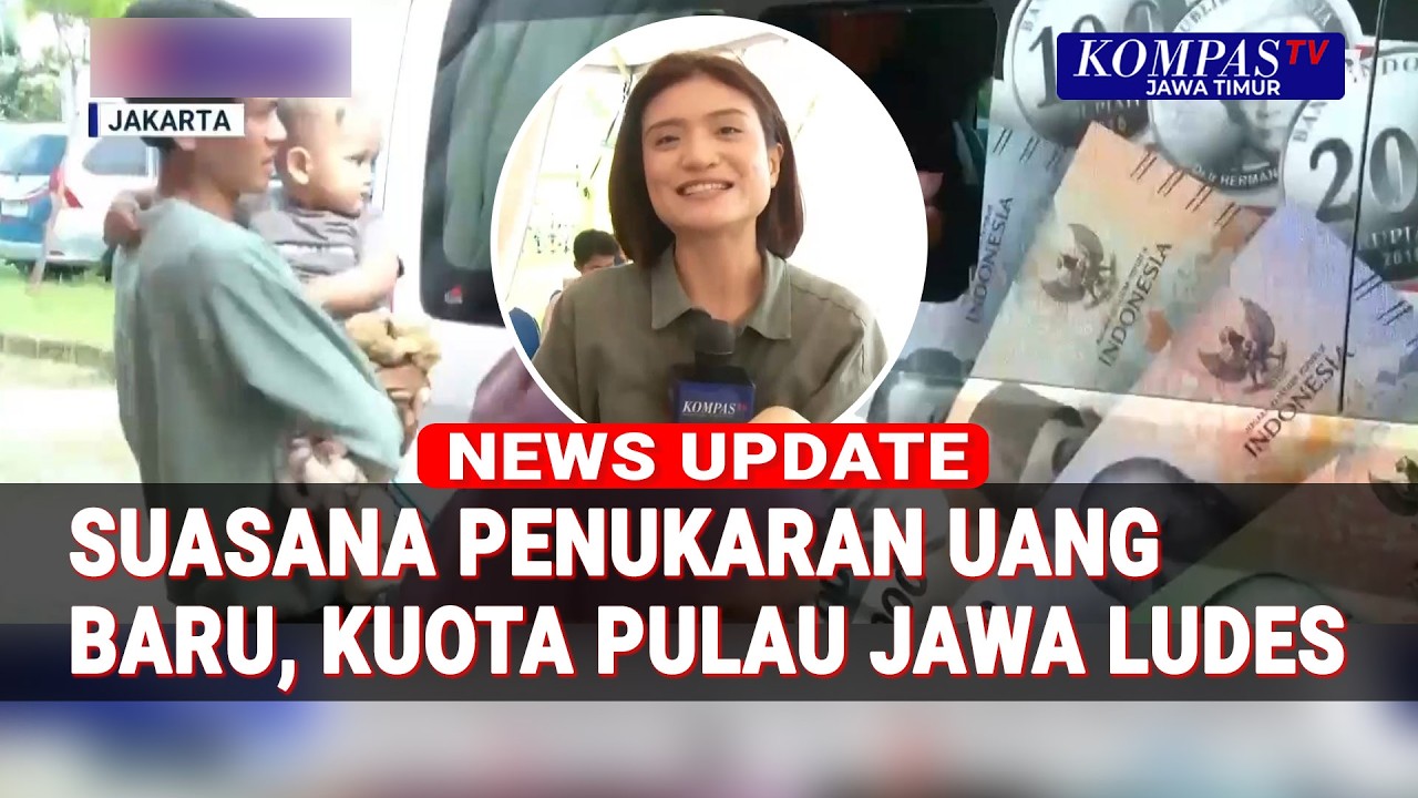 Suasana Layanan Penukaran Uang Baru di Jakarta Barat, Kuota Pulau Jawa Ludes