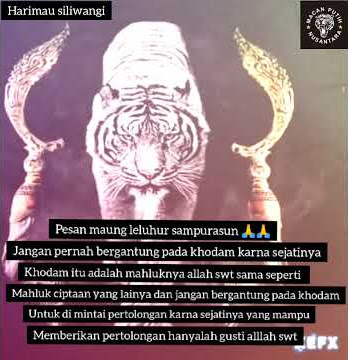Story wa pesan leluhur aki maung siliwangi  bagi yang punya khodam terbaru 2021 🙏🙏