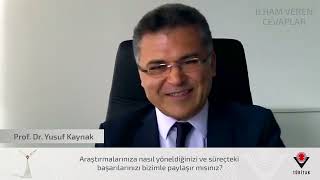 İlham Veren Cevaplar Prof Dr Yusuf Kaynak - 2023 Yılı Tübi̇tak Teşvik Ödülü