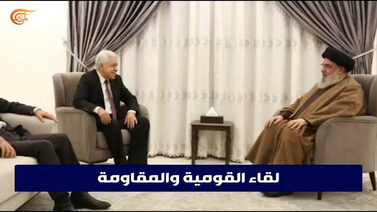 حمدين صباحي يبحث مع السيد حسن نصر الله واقع المنطقة وفلسطين