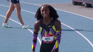 Kayla White Advances with Second-Fastest Time of Women's 100m Prelims | 2026 USATF Outdoor Champs