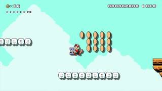 Super Mario Maker - Super Mario Maker Speed Run: Speedy Skies by MasterD1012 (Derekk) - User video