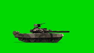 Battle Tank   green screen   free use