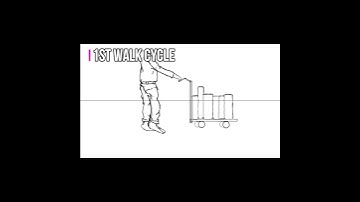 first walk cycle #animationpractice