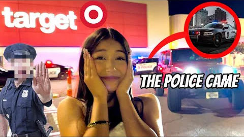 My sisters and I tried pranking the Target employees!! (They called the police‼️🚨) | eslis