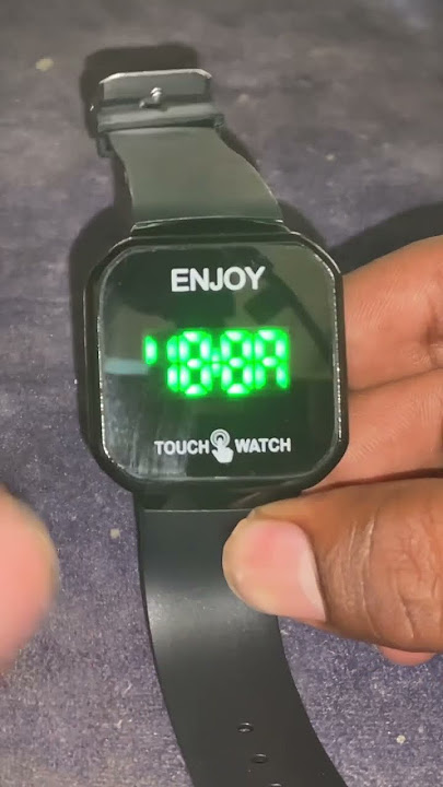 Touch screen Watch Time Set Kaise kare|TimeSetting Video