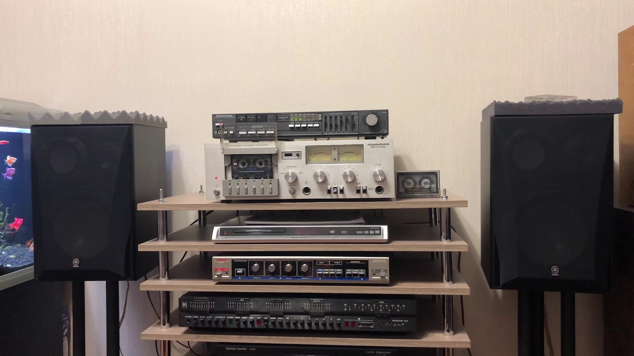 Магнитофон приставка Романтика 220 стерео - YouTube